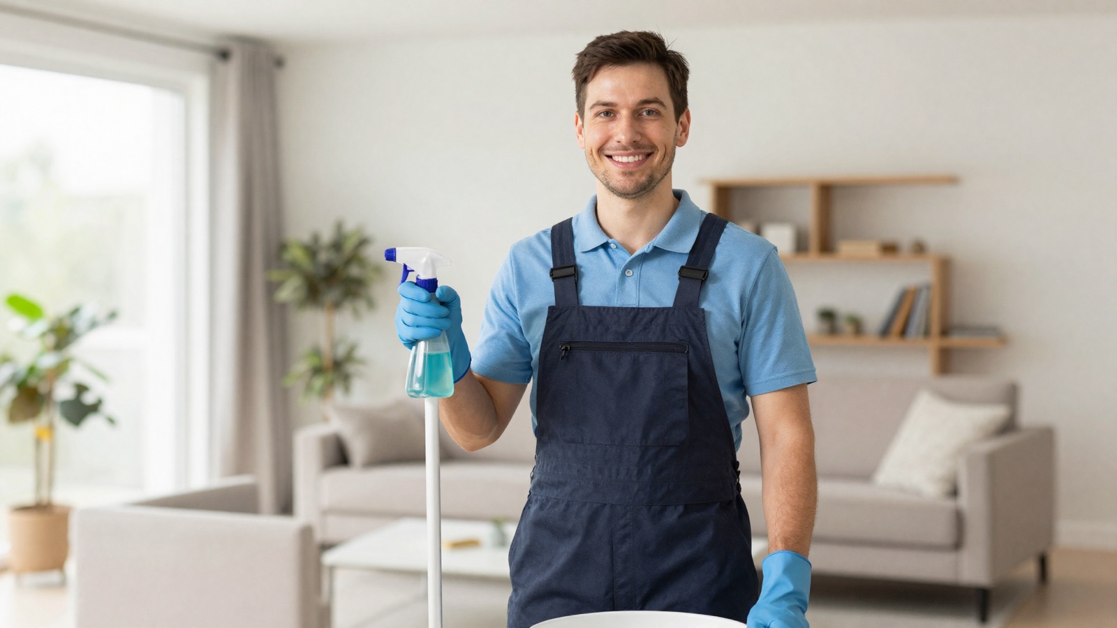 A Swipr Pro on the job in a bright home